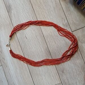 Coldwater Creek Coral Necklace
